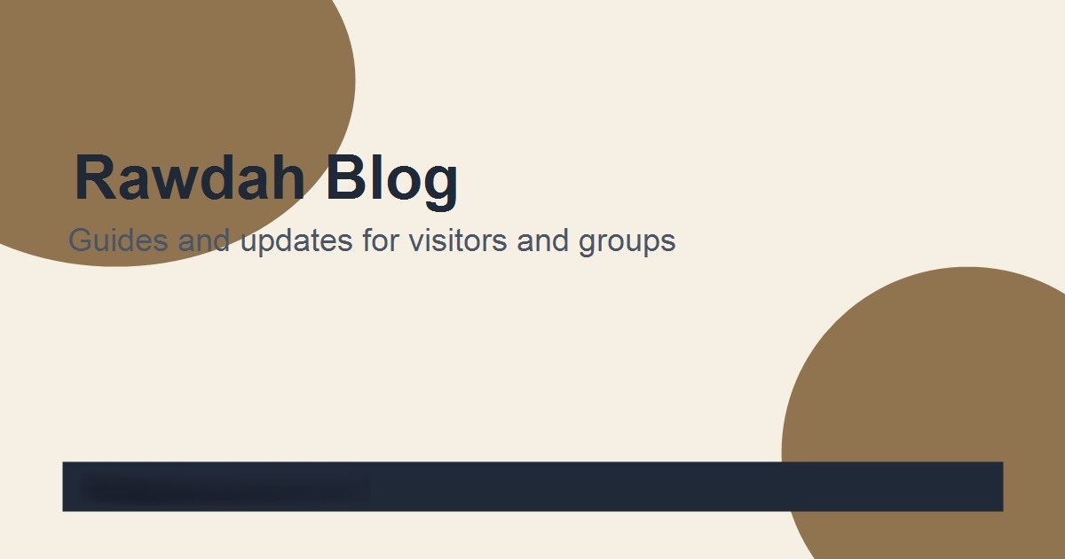 How Umrah Companies Book Rawdah Appointments